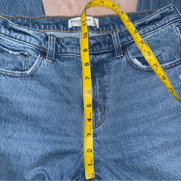 Abercrombie & fitch the 90s straight mid rise Jean 29/8/XL/L33 - Picture 10 of 11
